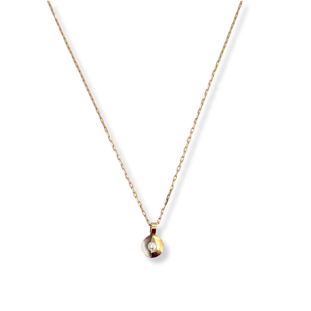 9ct 2/tone necklace