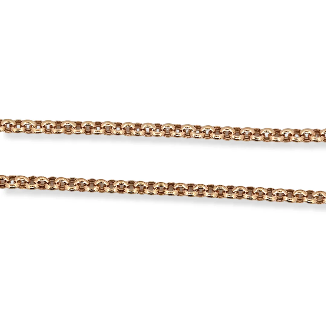 9ct gold linked necklace - Image 2