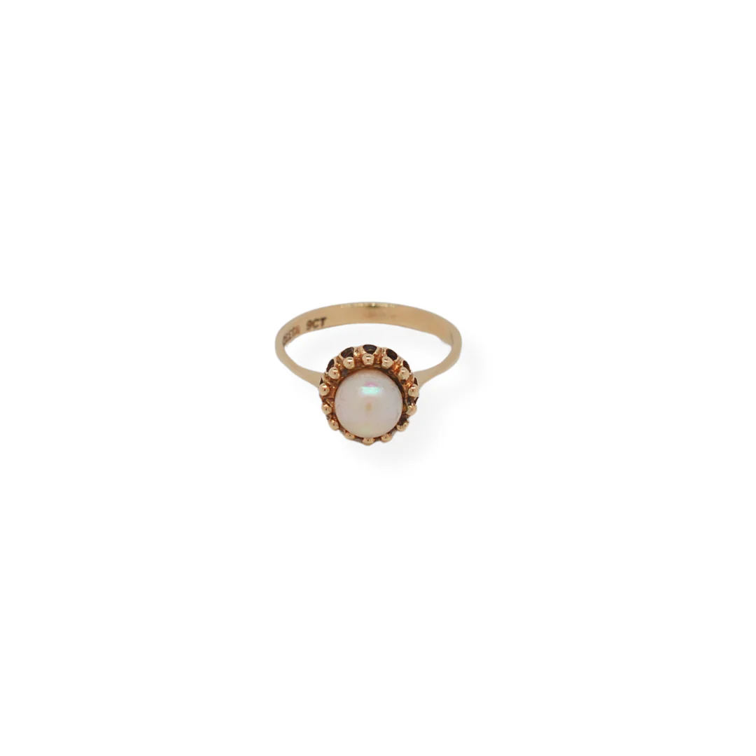 9ct gold pearl ring - Image 2
