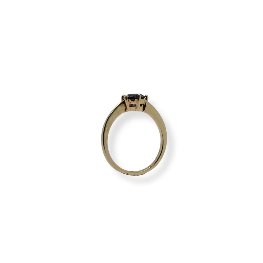 9ct gold smoked diamond ring - Image 3