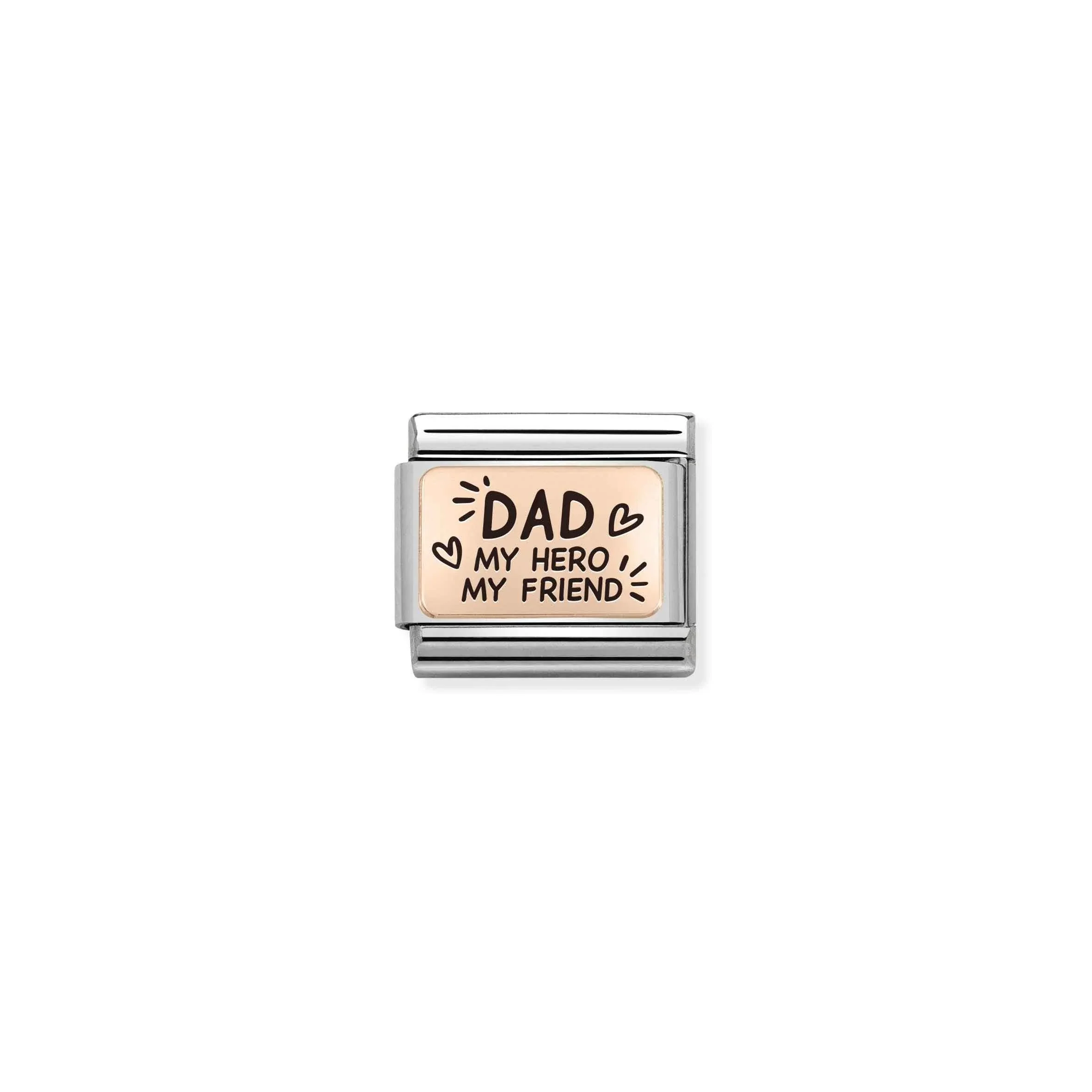 Dad my hero my friend rosegold