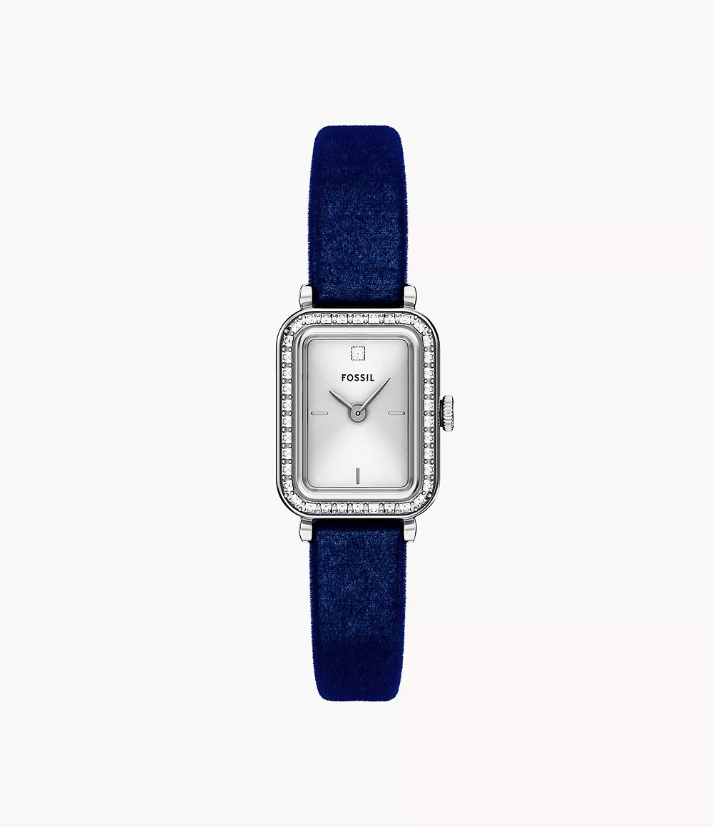 Fossil Mini Two-Hand Blue Velvet Watch ES5436