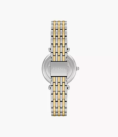 Fossil Three-Hand Two-Tone Stainless Steel Watch ES5438 - Image 2