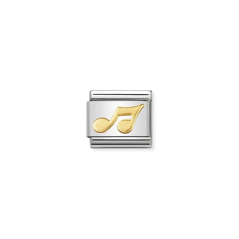 Gold music note link
