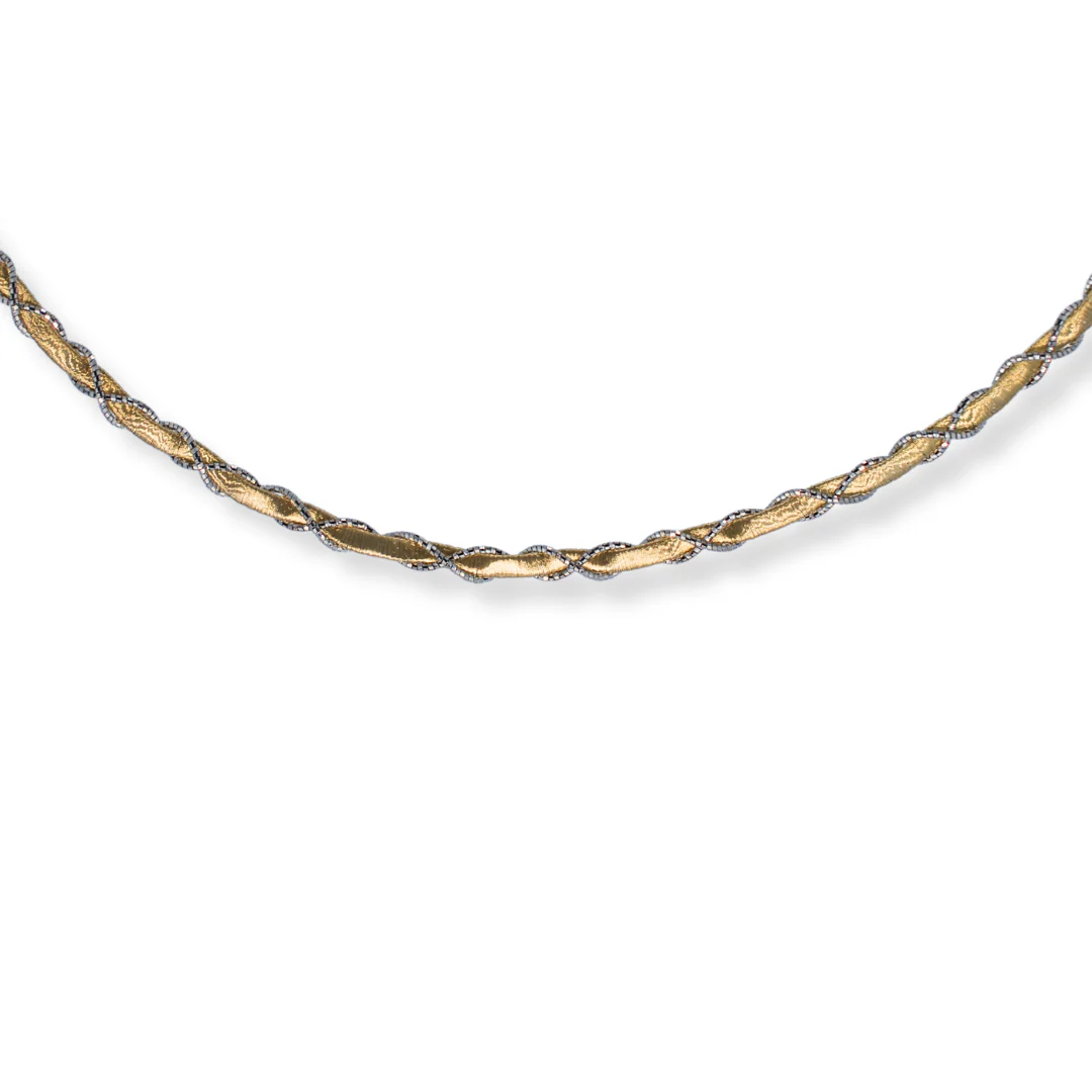 Silver 2/tone necklace - Image 2