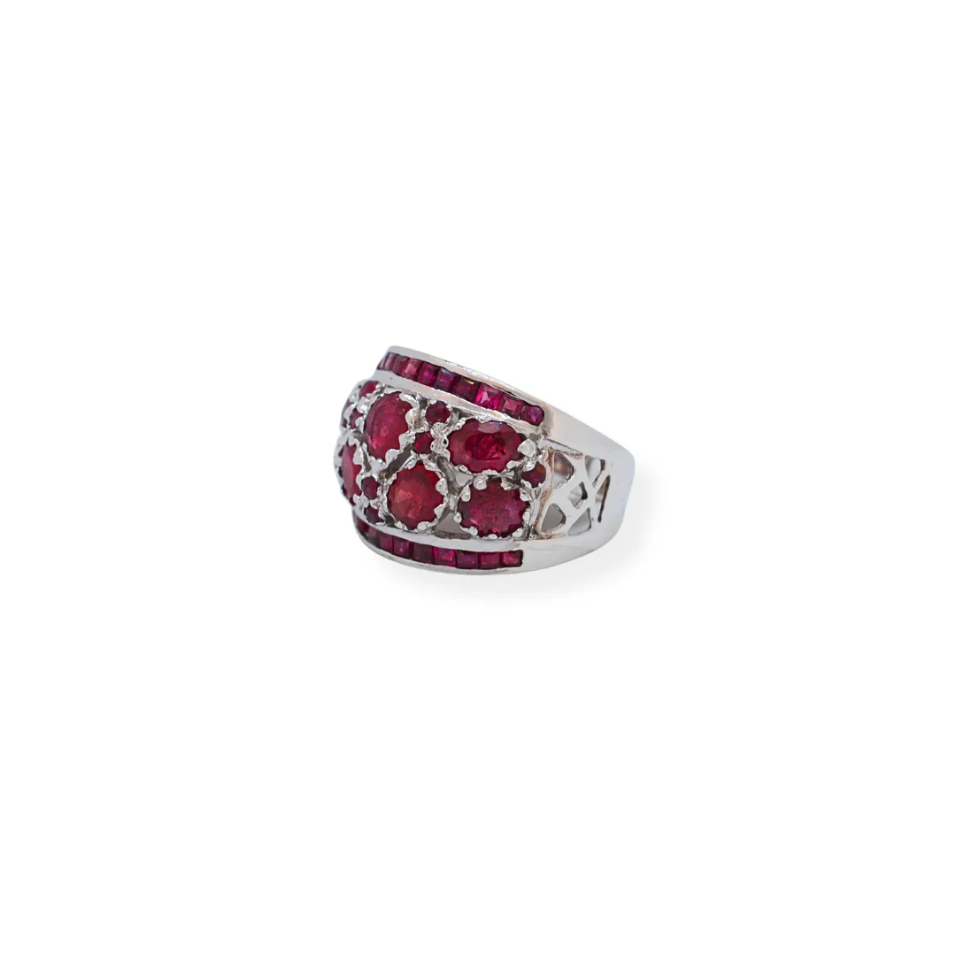 Silver ruby ring - Image 2