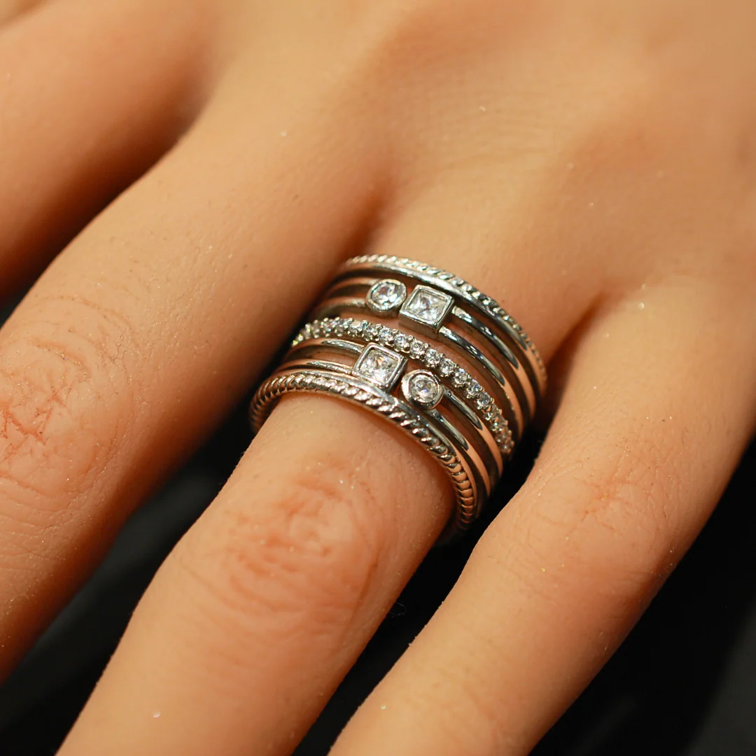 Sterling Silver Cz Ring - Image 2